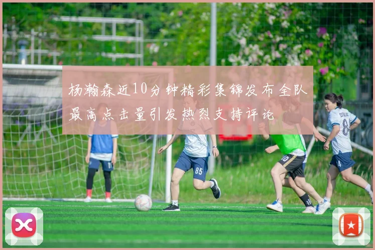 杨瀚森近10分钟精彩集锦发布全队最高点击量引发热烈支持评论